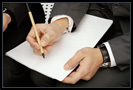 Person taking notes